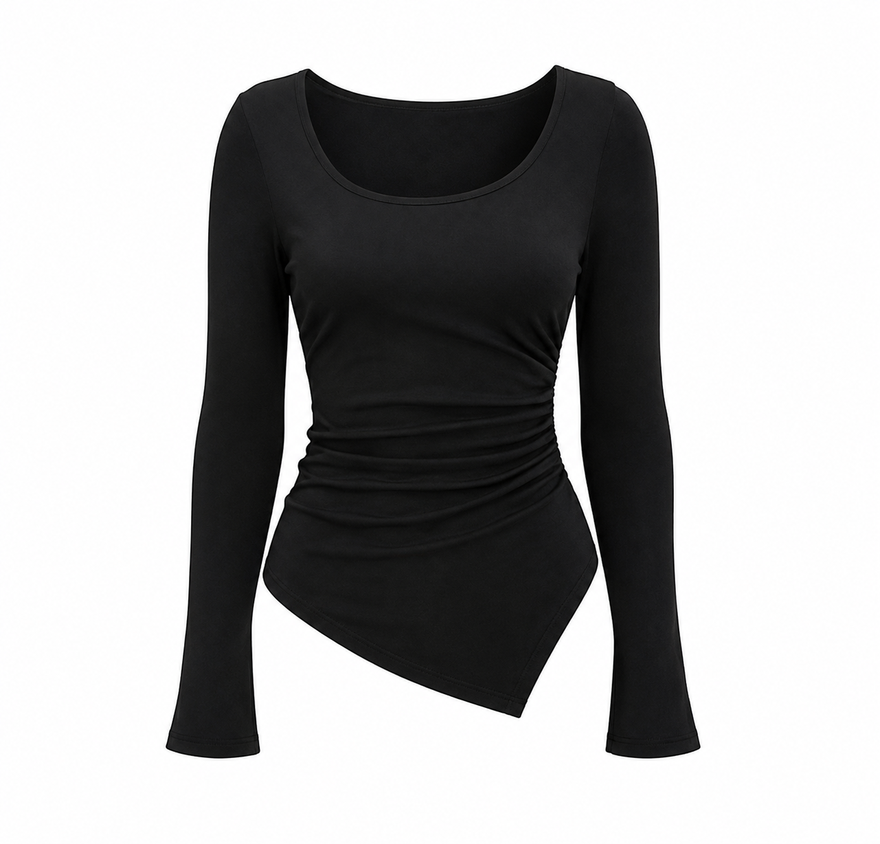 Rose Ribbed Knit Crop Top