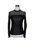 Rose Ribbed Knit Crop Top