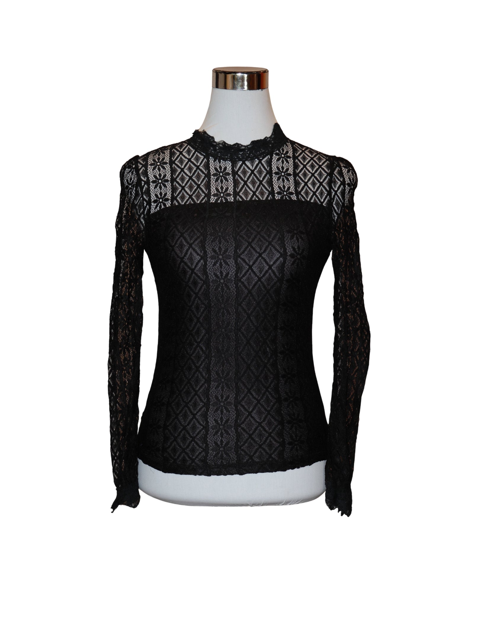 Rose Ribbed Knit Crop Top