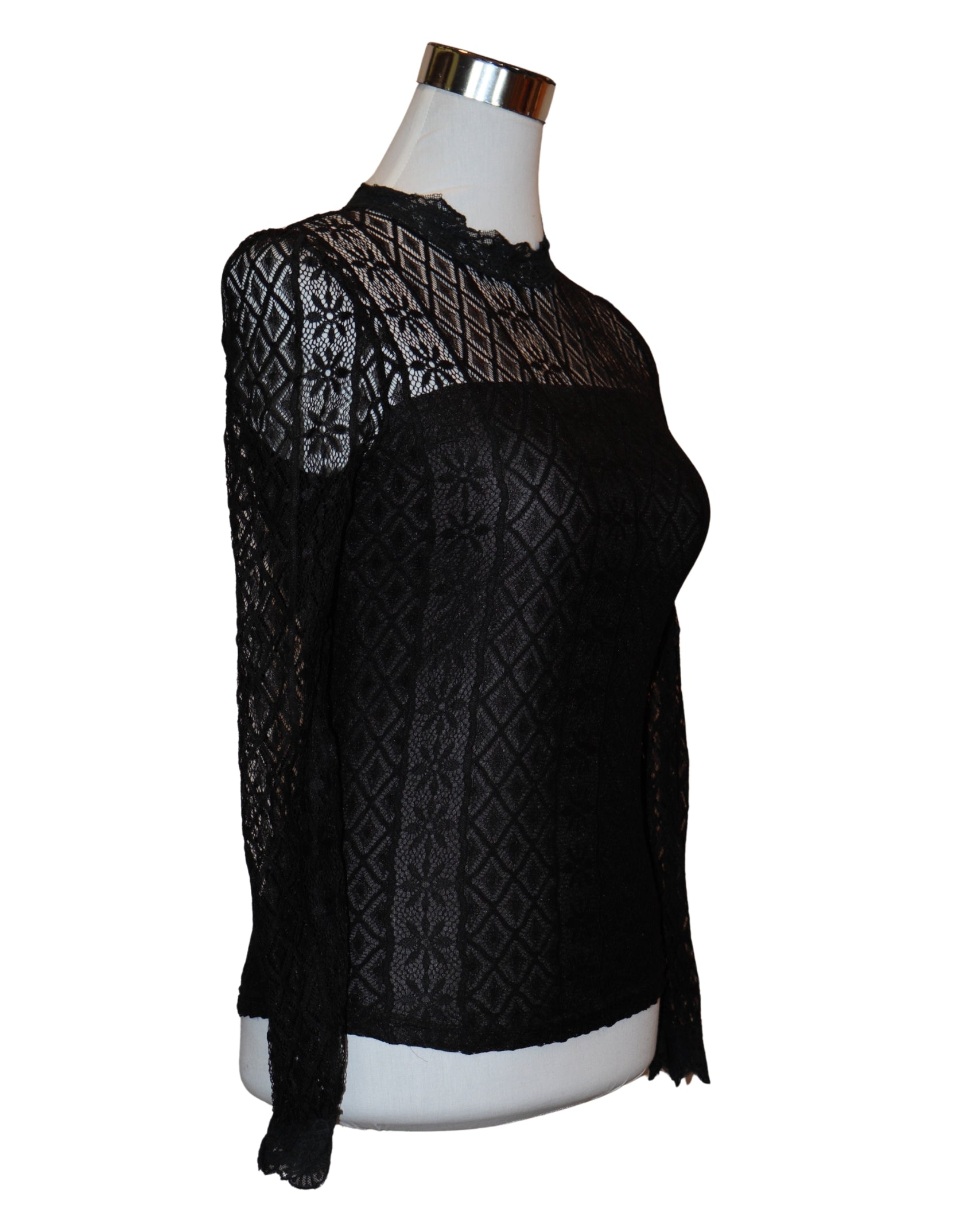 Rose Ribbed Knit Crop Top