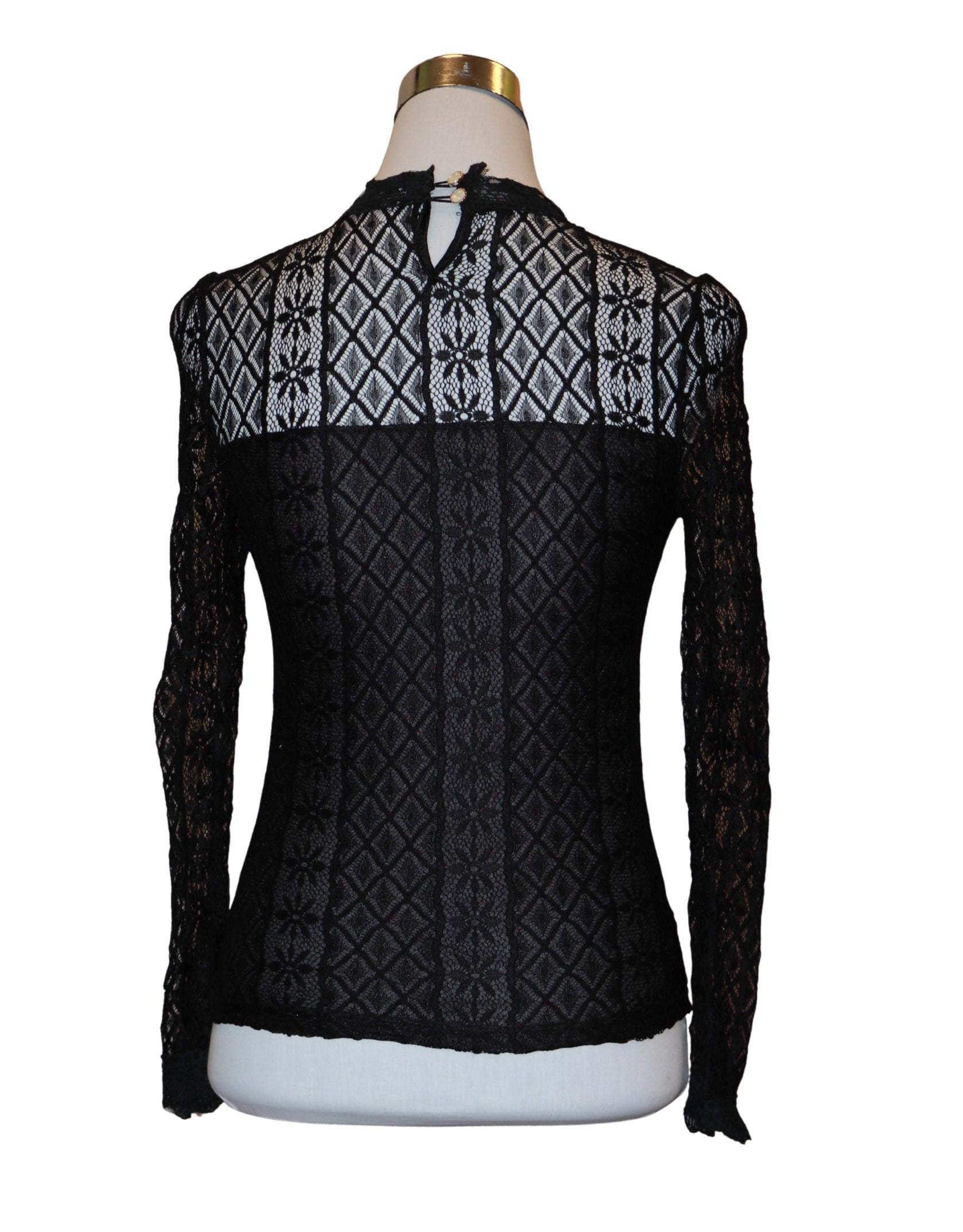 Rose Ribbed Knit Crop Top
