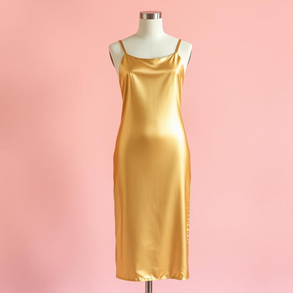 Champagne Dream Satin Slip Dress